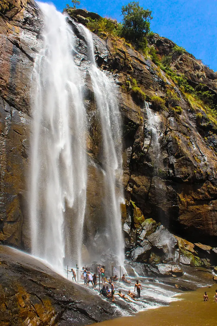 Scenic beauty of Kolli waterfalls