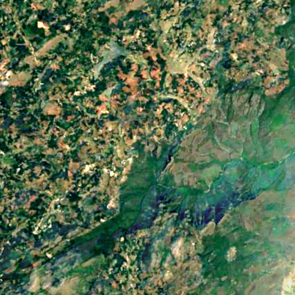 Agaya Gangai seen from above (Sentinel-2)
