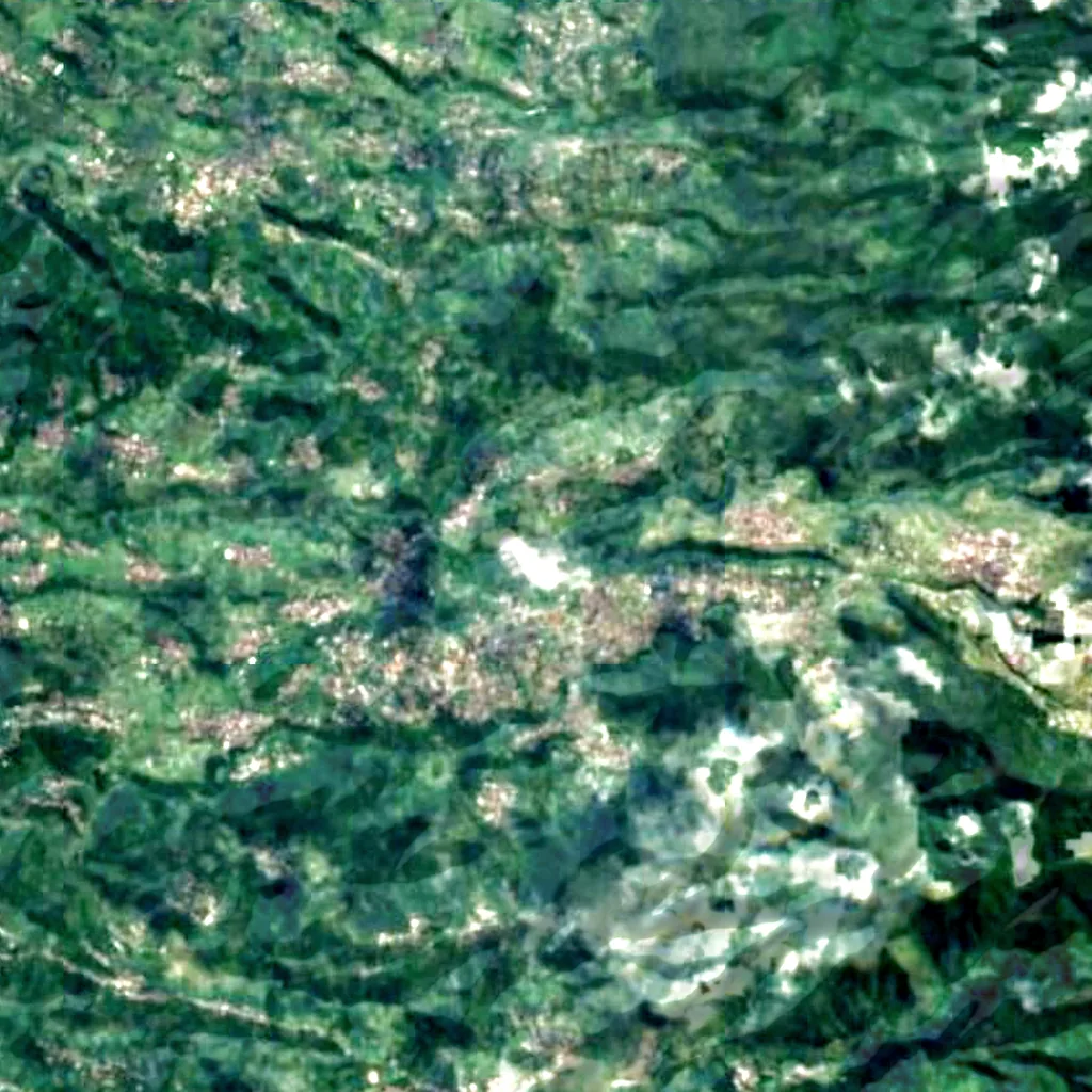 Air Terjun Grojogan Sew seen from above (Sentinel-2)