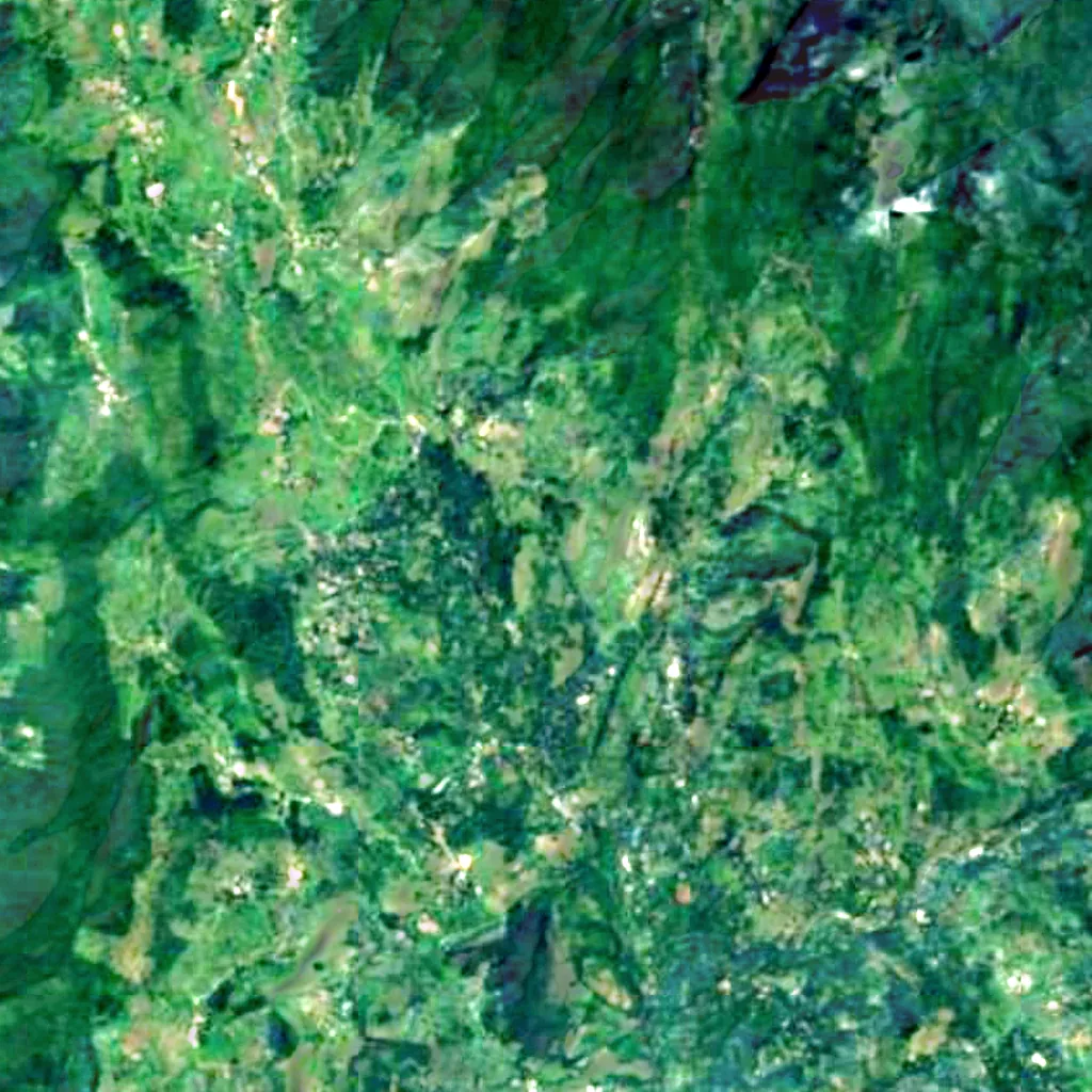 Alakola Ella seen from above (Sentinel-2)