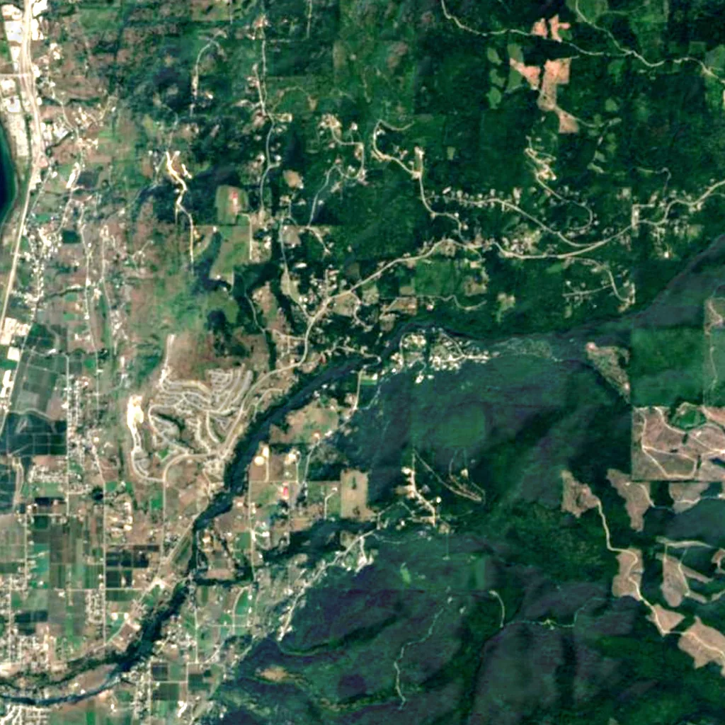B.X. Falls seen from above (Sentinel-2)