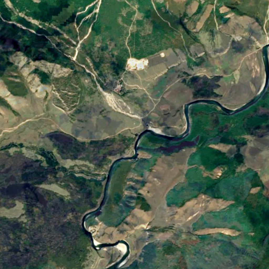 Baga-Zjombolok seen from above (Sentinel-2)