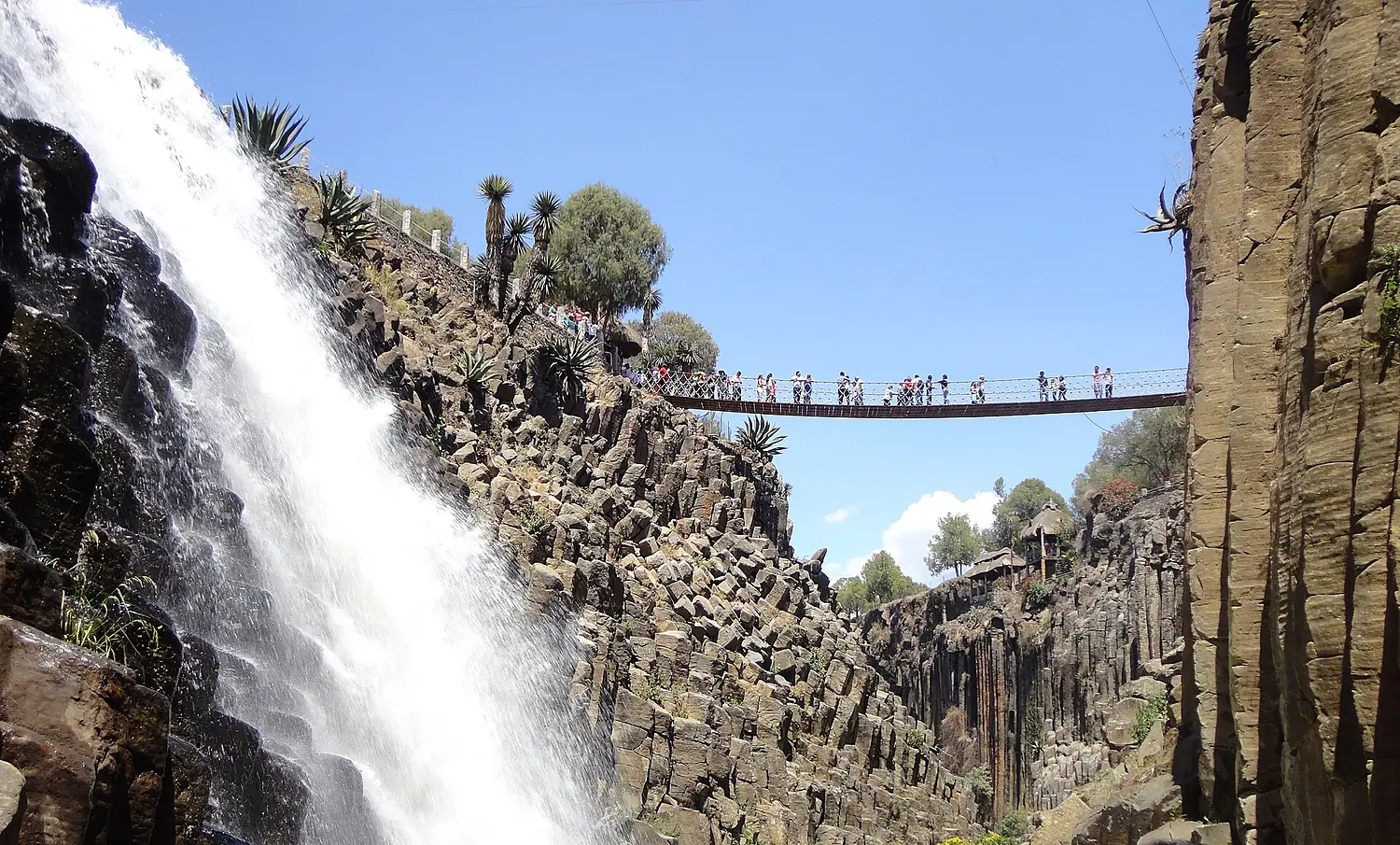 Cascada - Prismas Basálticos de Santa María Regla - Huasca de Ocampo, Hidalgo