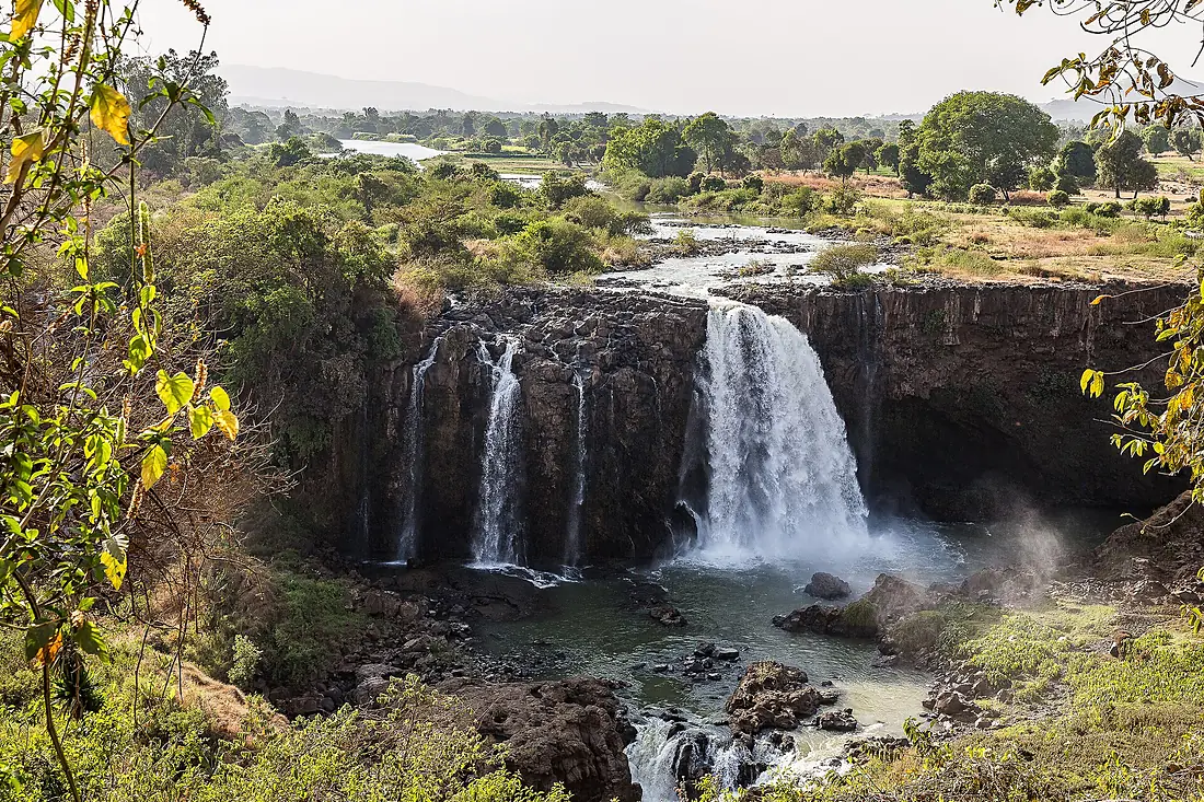 Blue Nile falls in 2018 dry season