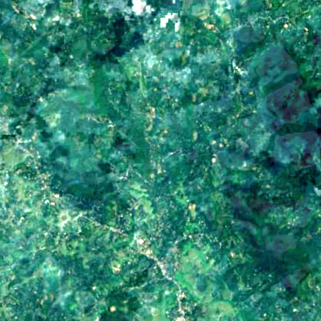 Bopath Ella Falls seen from above (Sentinel-2)