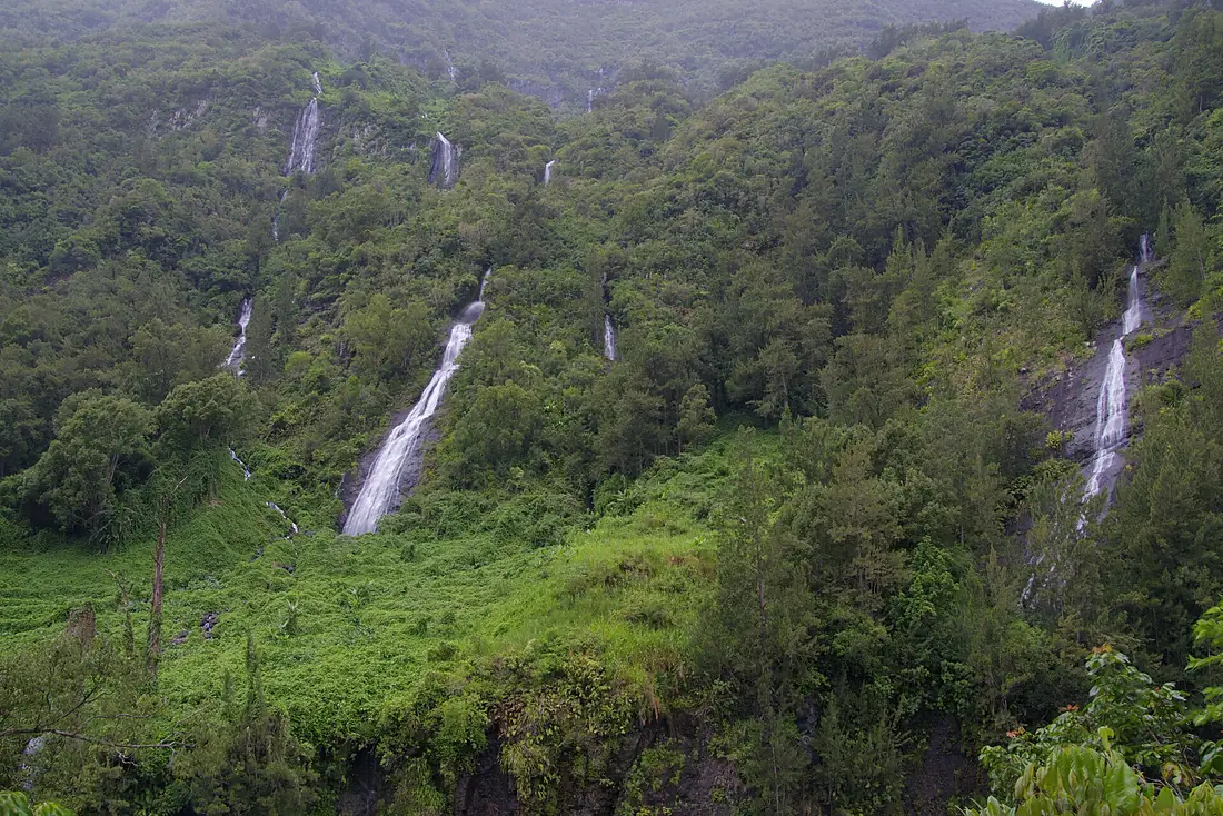 Cascade "Le Voile de la Mariée" à Salazie (La Réunion)