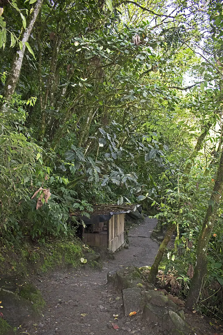 Río Verde Pailón del Diablo trail 1