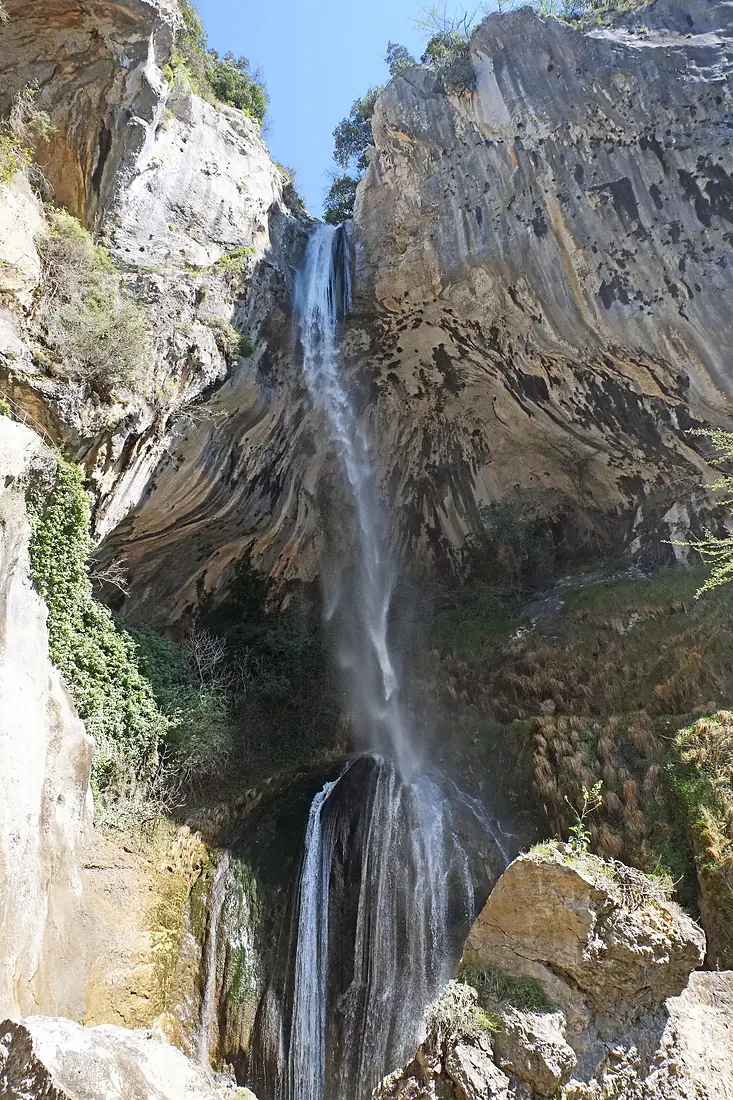 La cascade de Courmes au printemps 2017