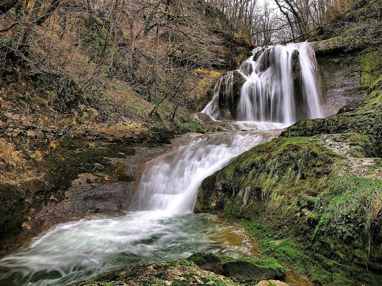 Chaux-les-passavant, cascade de l'Audeux-2