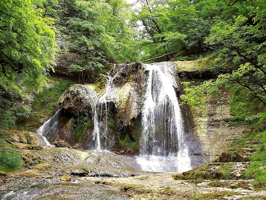 Cascade de l'Audeux, à l'étiage