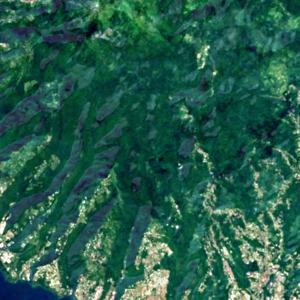 Cascade Didier seen from above (Sentinel-2)