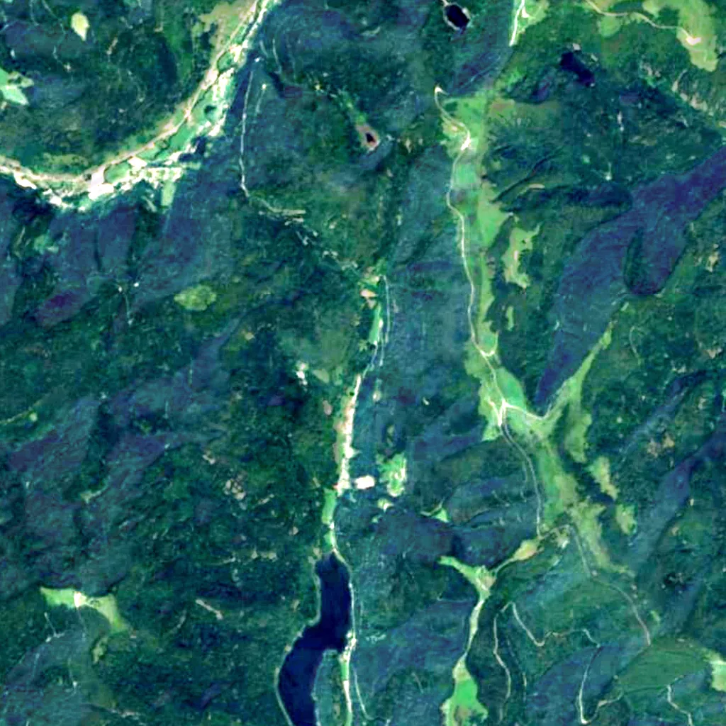 Cascade du Heidenbad seen from above (Sentinel-2)