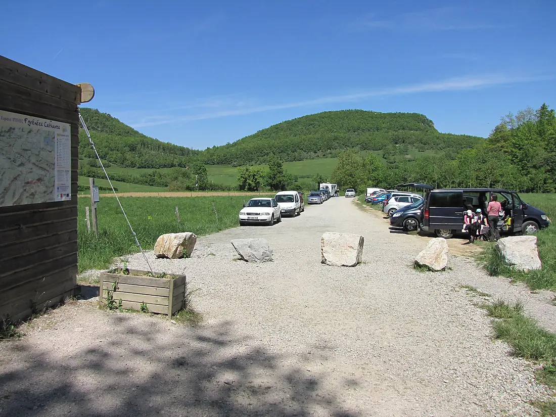Parking des cascades de la Turasse