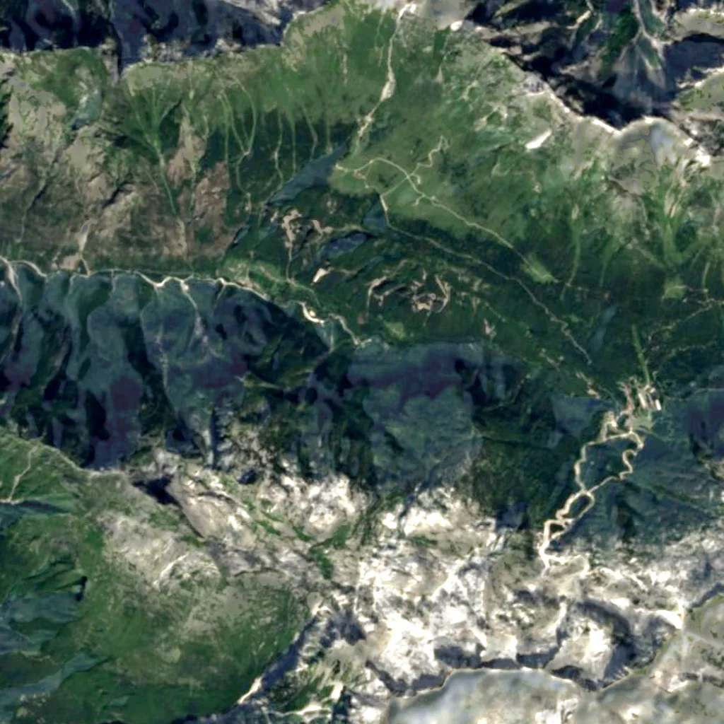 Category:Goriuda waterfall seen from above (Sentinel-2)