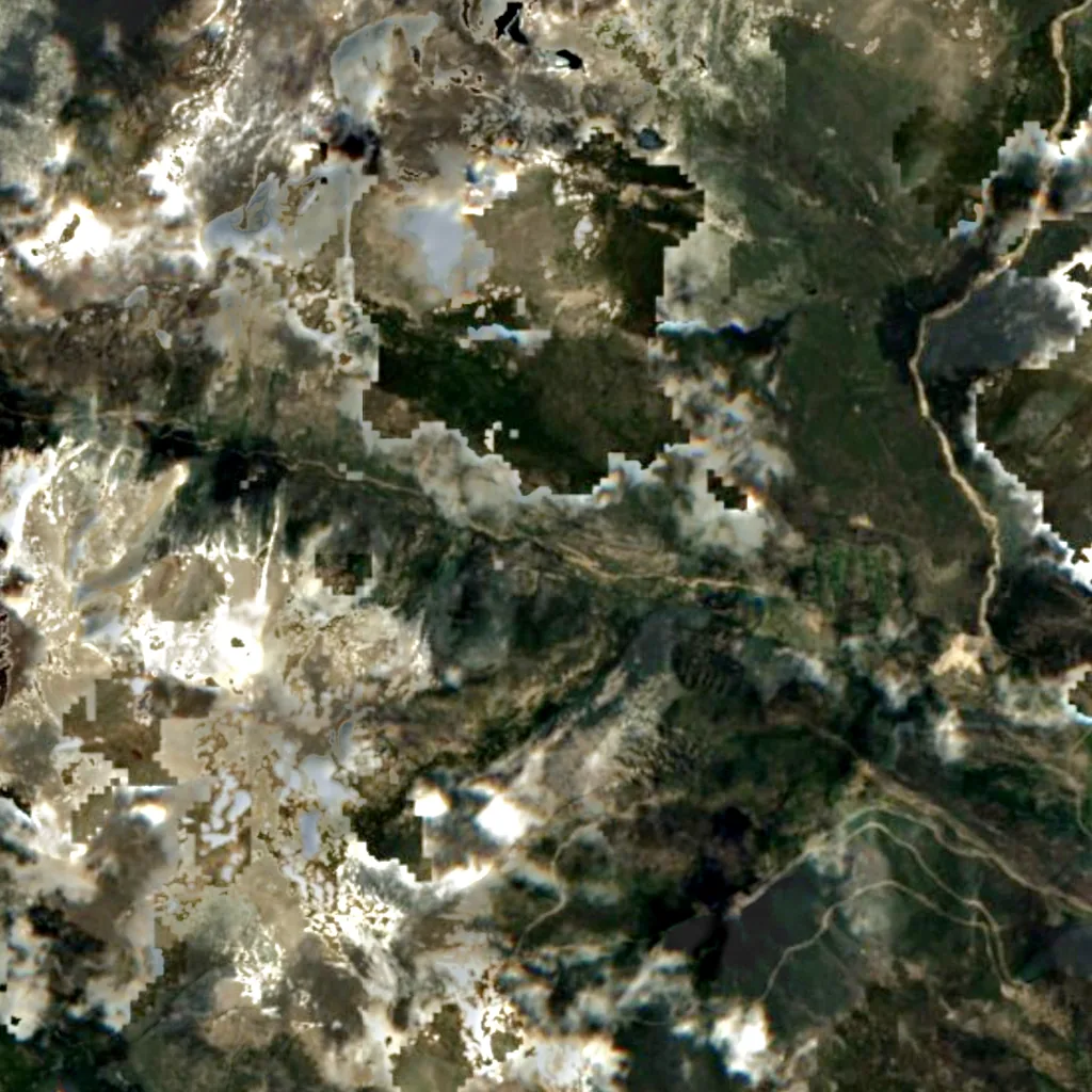 Chasm Falls seen from above (Sentinel-2)