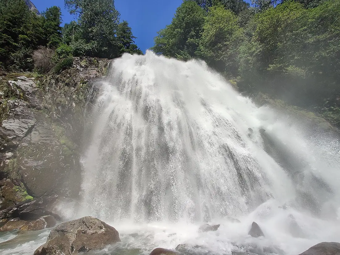 Chatterbox Falls from below