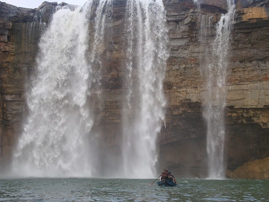 Chitrakoot Fall during summer (June 2013)