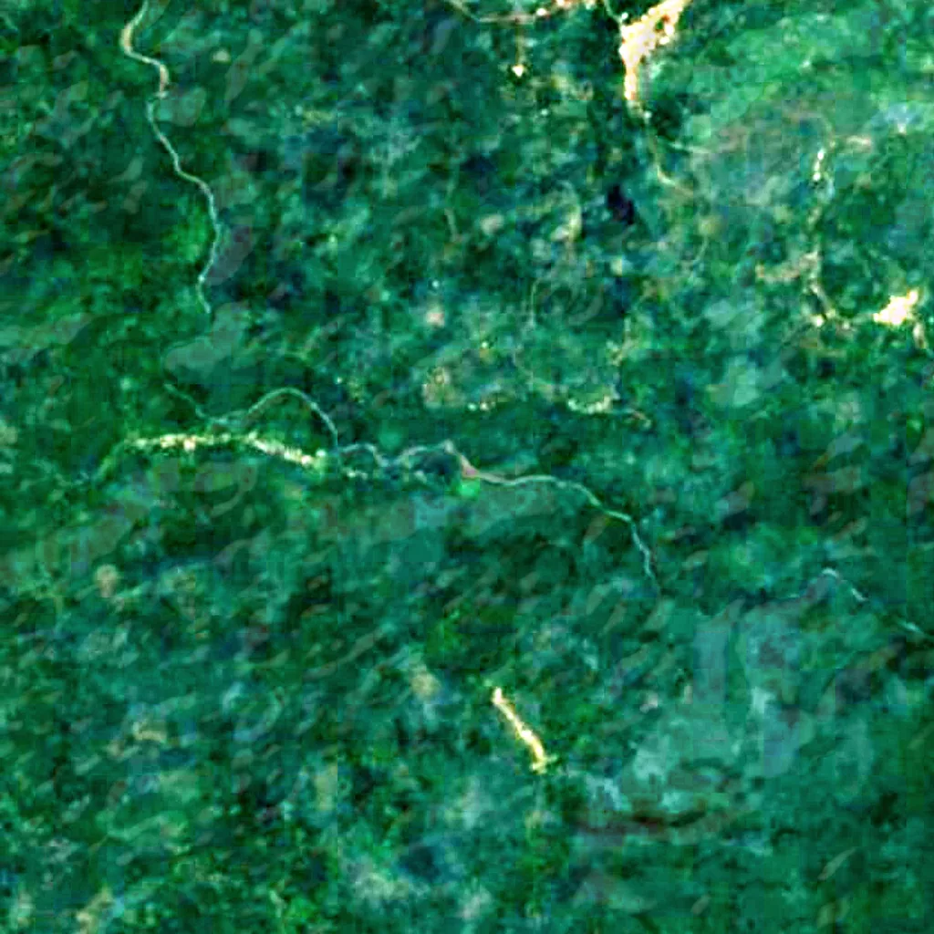 Chutes d'Ekom seen from above (Sentinel-2)