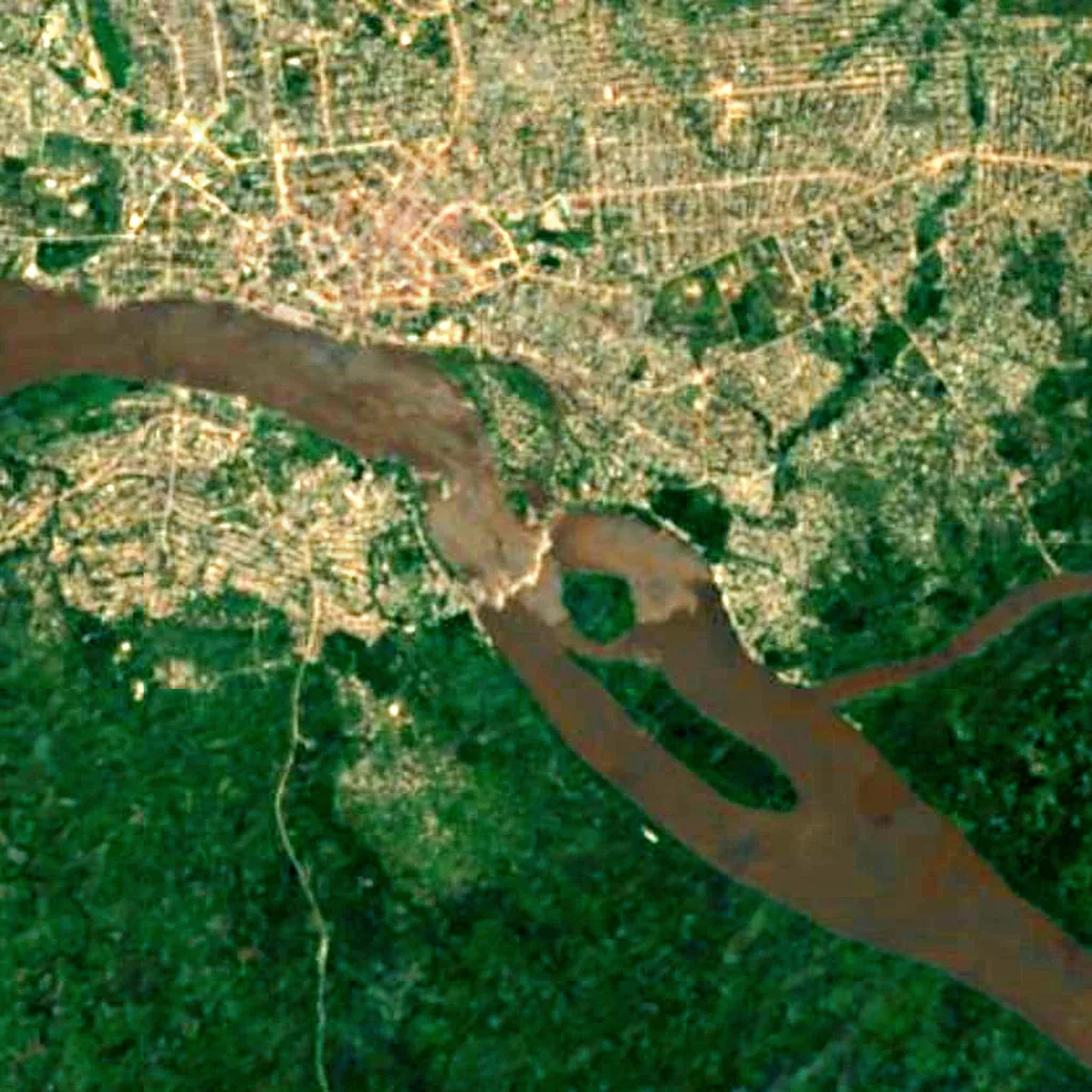 Chutes Wagenia seen from above (Sentinel-2)