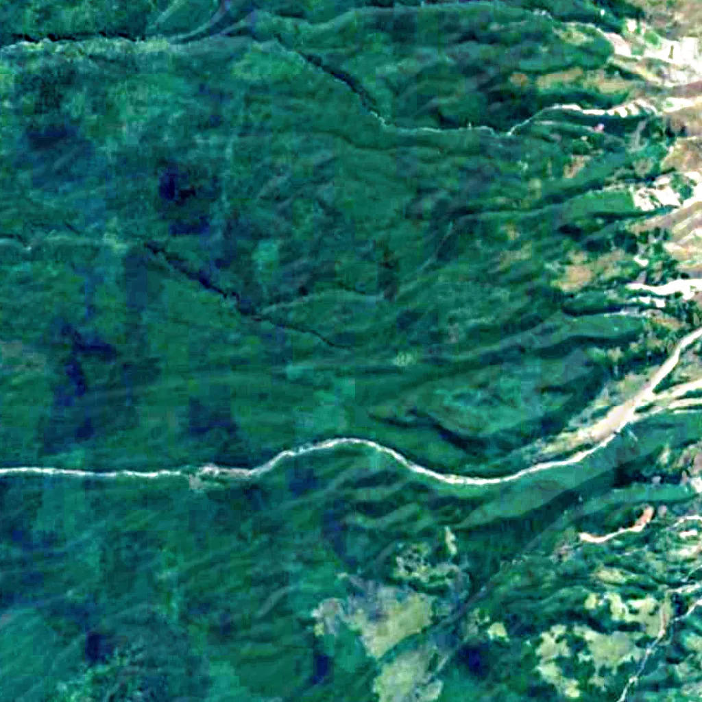 Coche Falls seen from above (Sentinel-2)