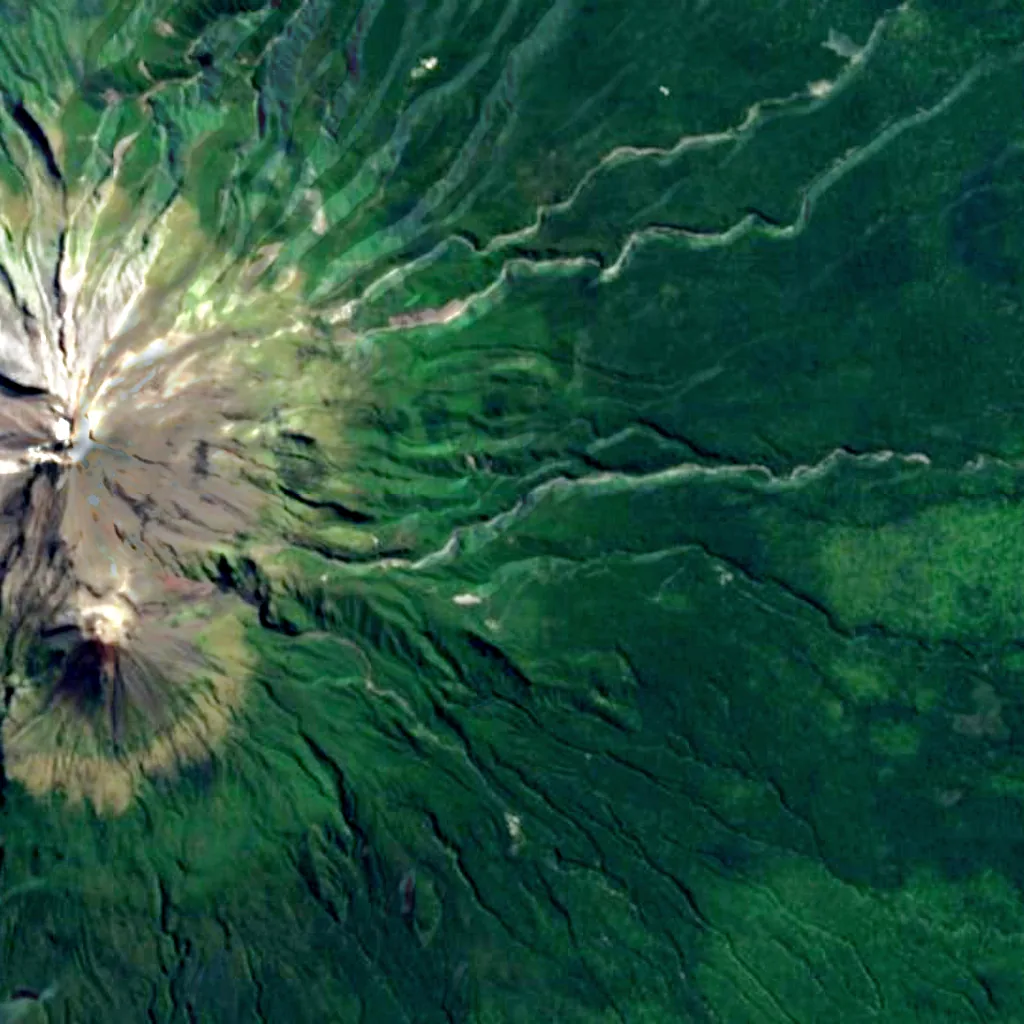 Curtis Falls seen from above (Sentinel-2)