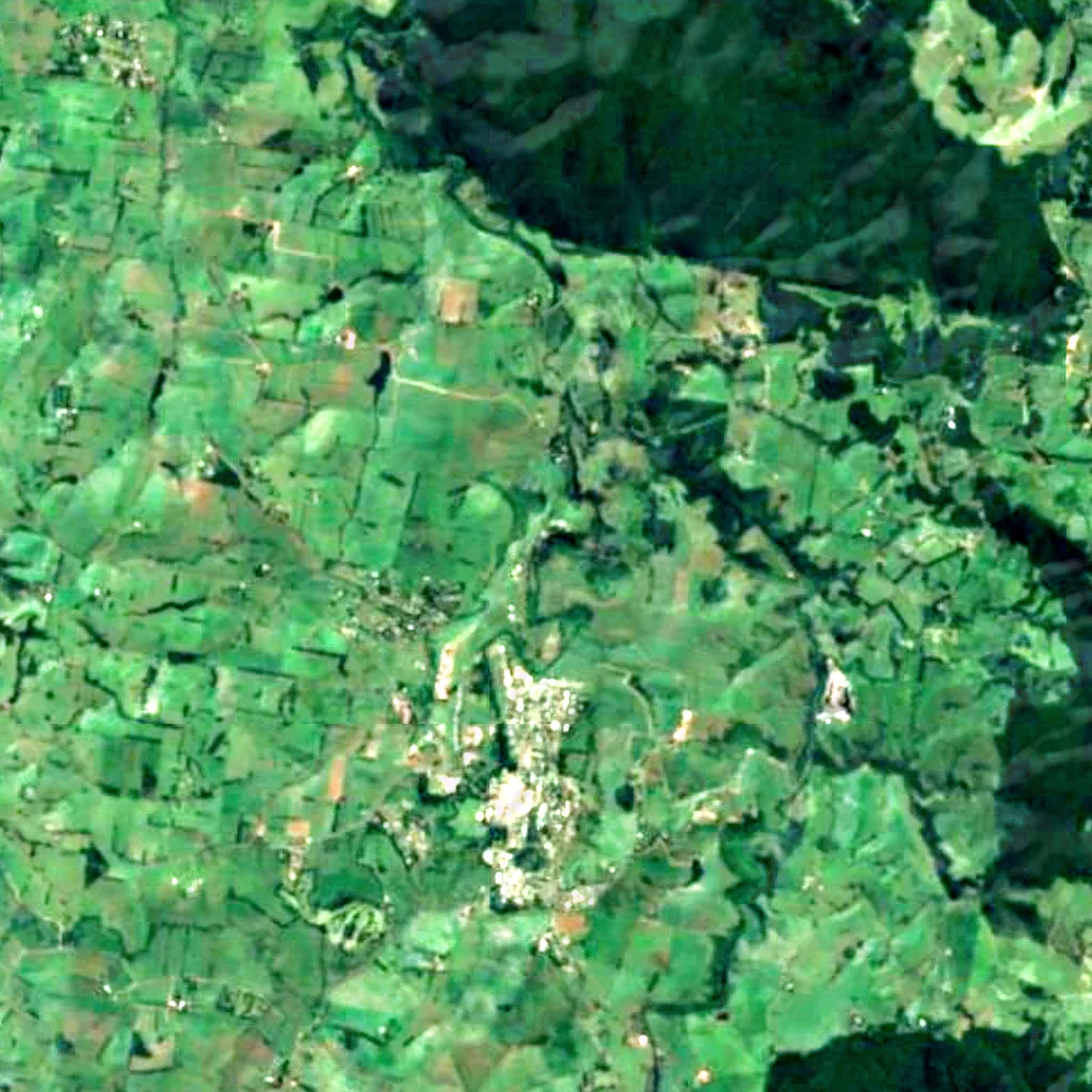 Dangar Falls seen from above (Sentinel-2)