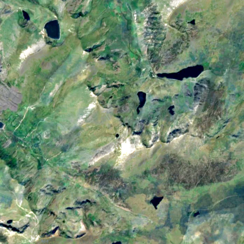 Devil's Appendix seen from above (Sentinel-2)