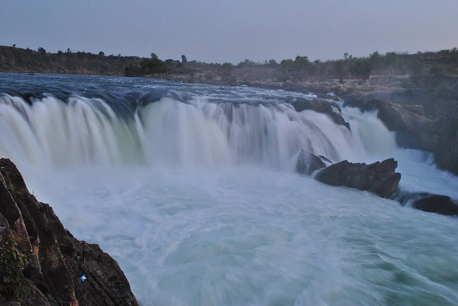 Dhuandhar falls at Bhedaghat, Madhya Pradesh, India