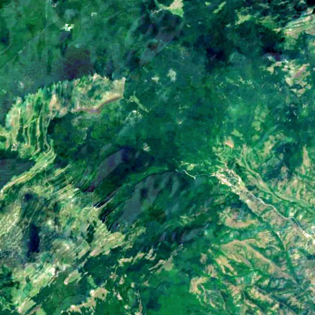 Djur-Djur seen from above (Sentinel-2)