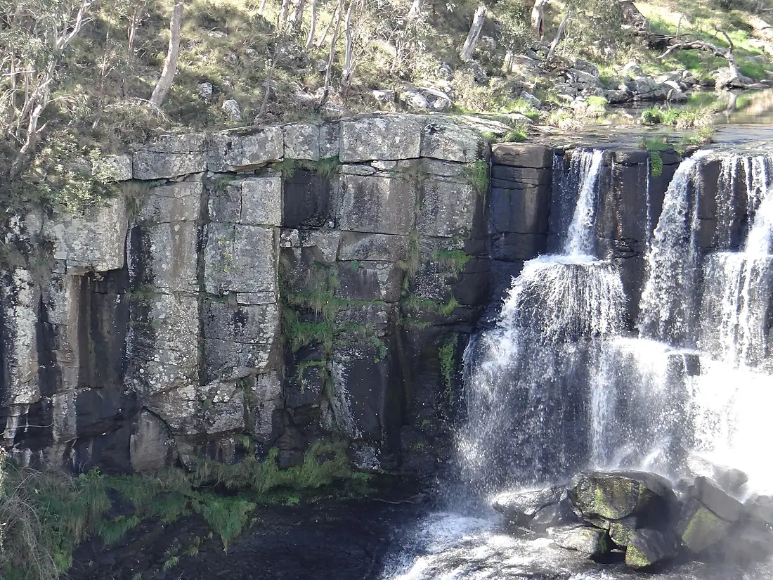 Basalt Columns at Ebor Falls in NSW in Australia