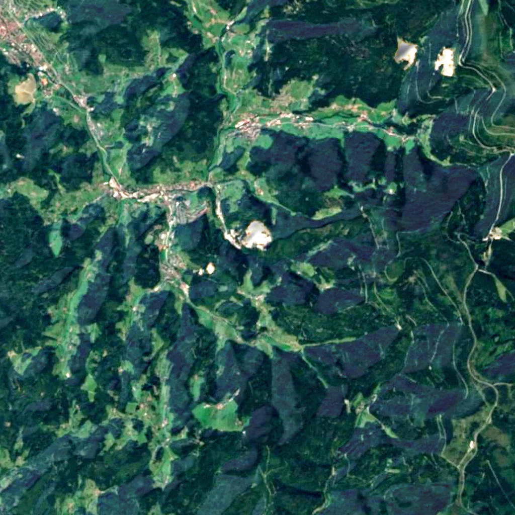 Edelfrauengrab waterfall seen from above (Sentinel-2)