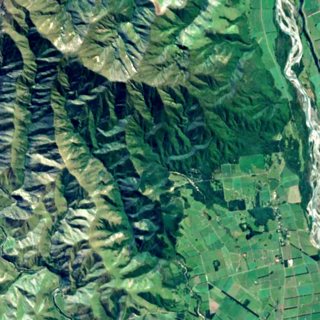 Emily Falls seen from above (Sentinel-2)