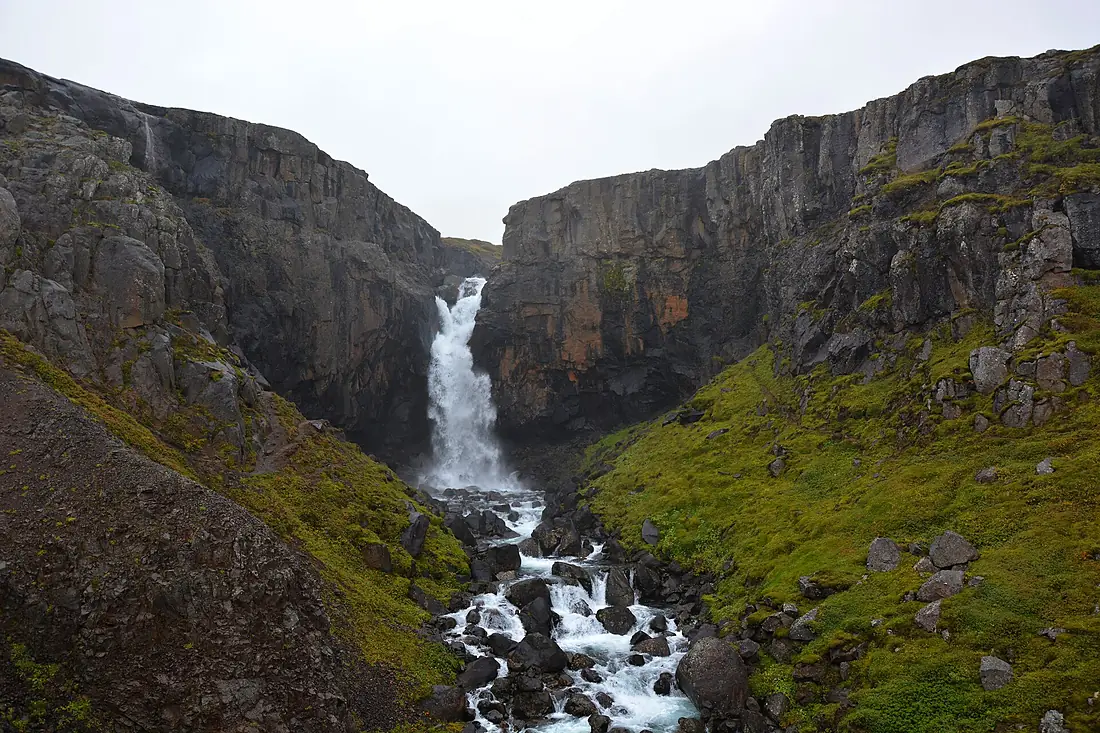 Fardagafoss landscape