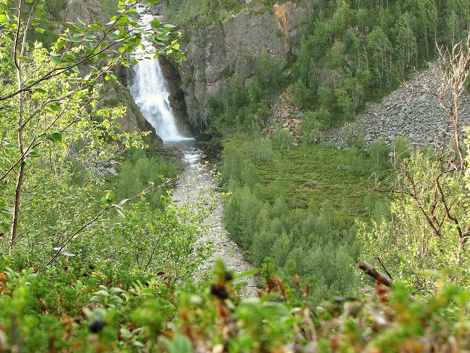 Fjellu waterfall 2010-08-02 a