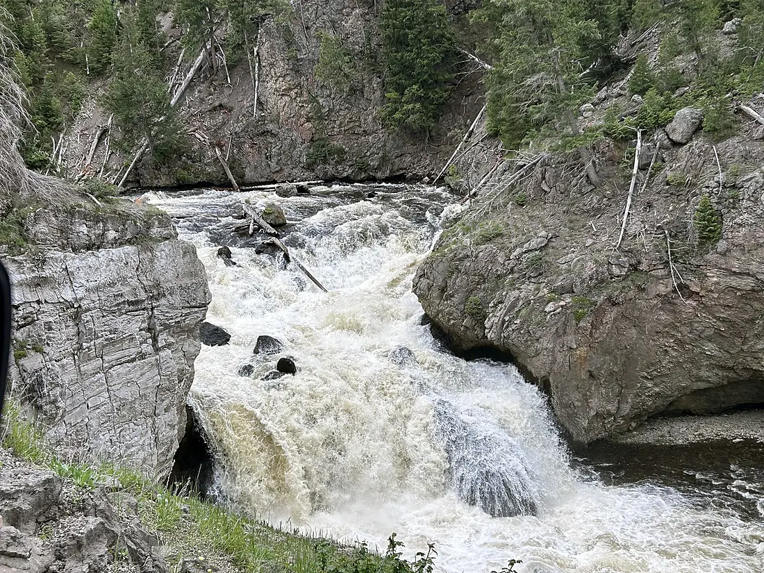 Firehole Falls (13 June 2023) (Firehole River, Yellowstone, Wyoming, USA) 2