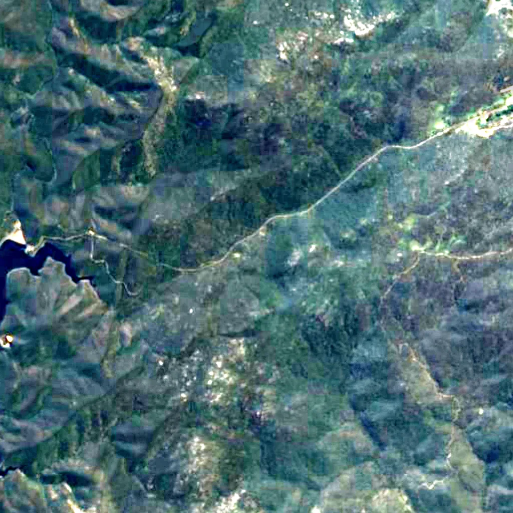 Gibraltar Falls seen from above (Sentinel-2)