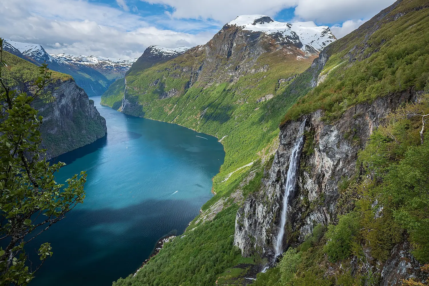 Geirangerfjorden and Gjerdefossen, Stranda, Møre og Romsdal, Norway, 2025 May