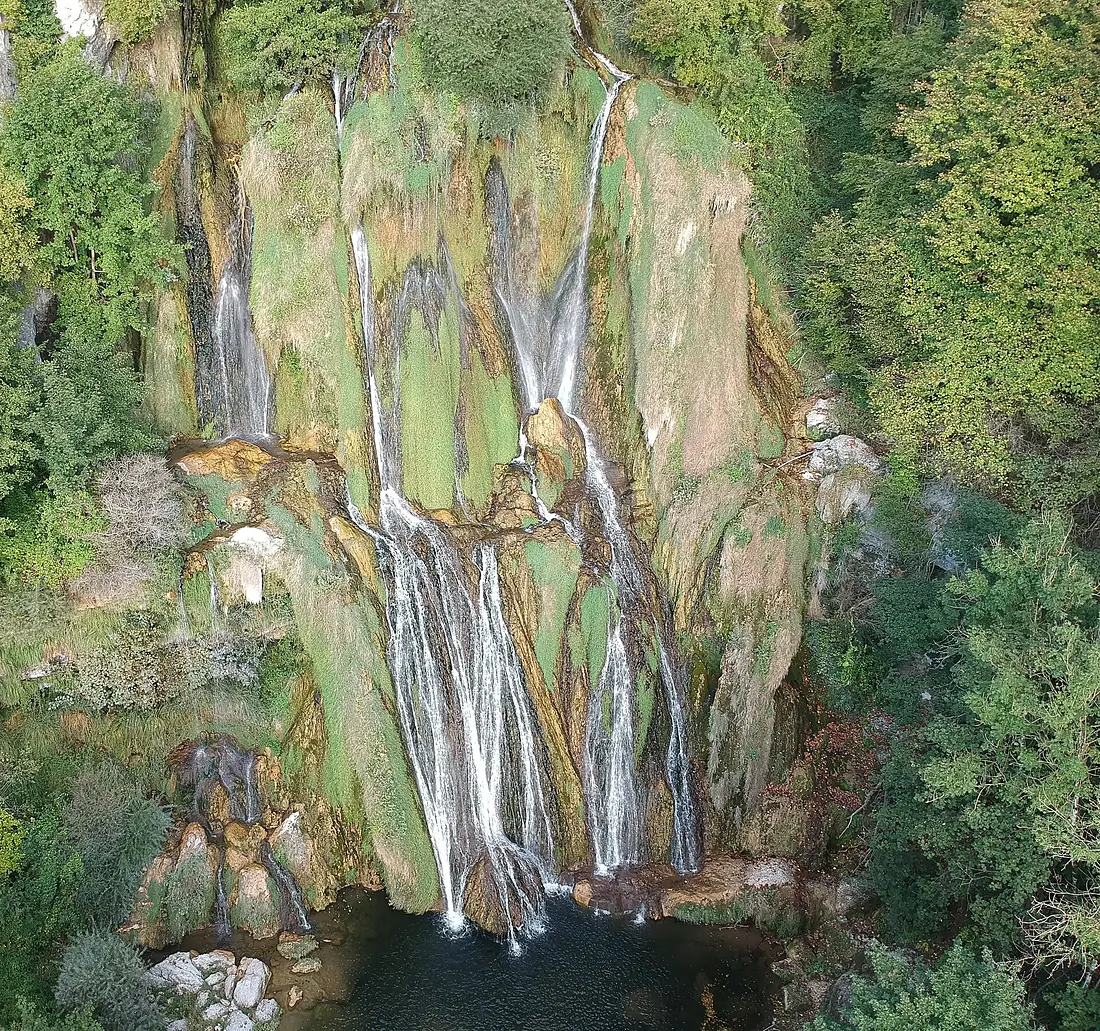 Cascade de Glandieu, octobre 2019, drone (2)