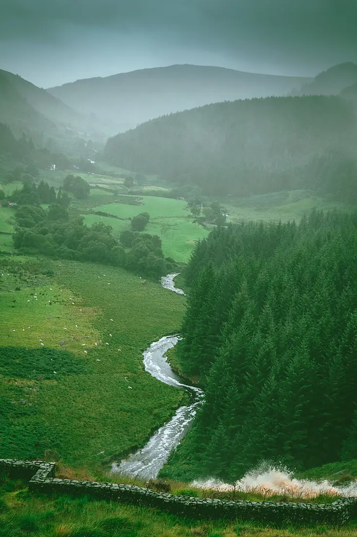 Glenmacnass in the mist