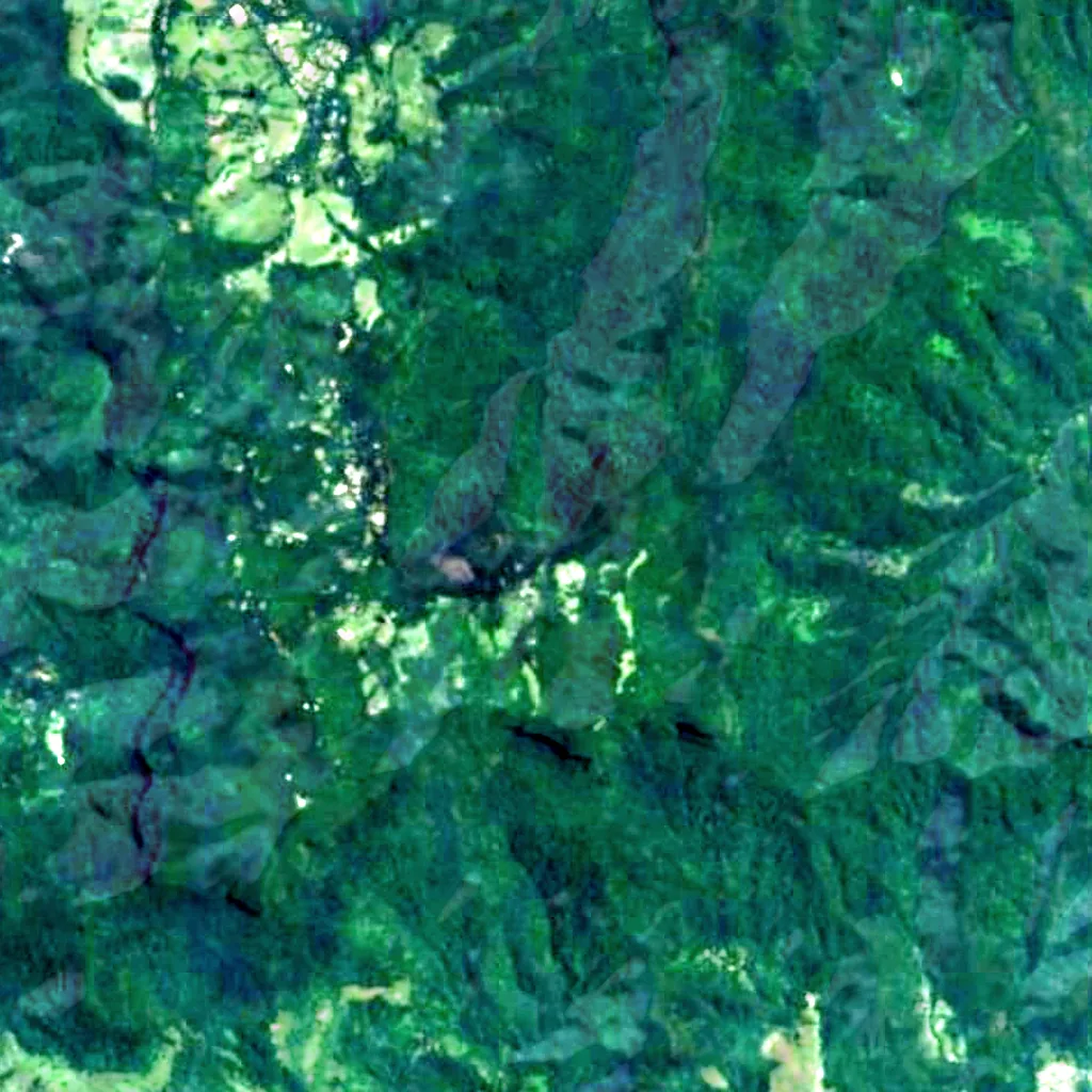 Goomoolahra Falls seen from above (Sentinel-2)