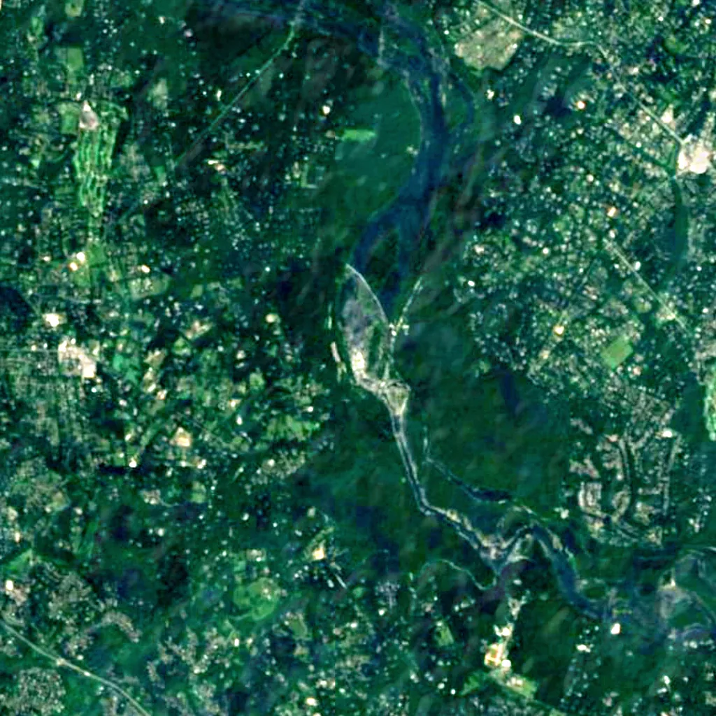Great Falls seen from above (Sentinel-2)