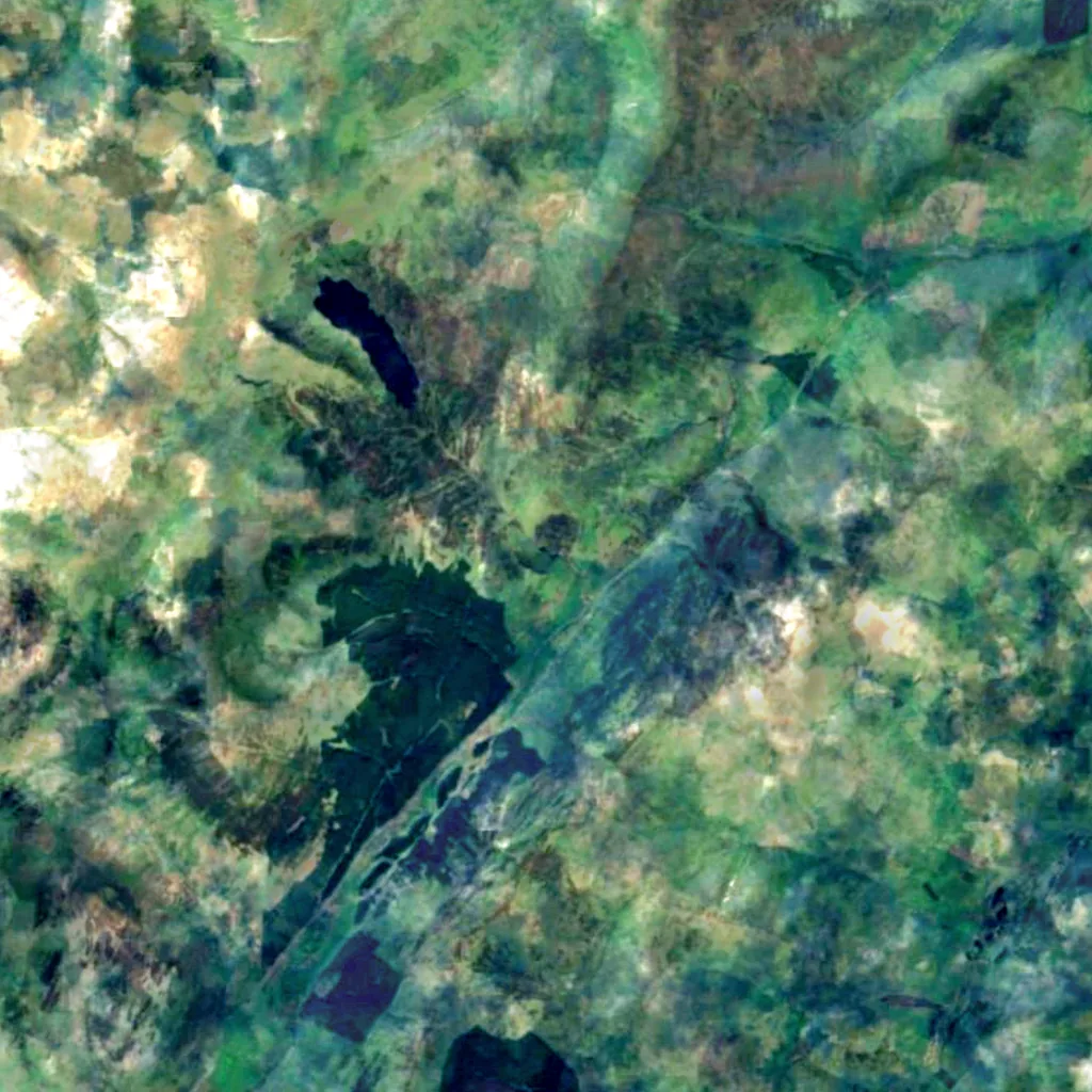 Grey Mare's Tail seen from above (Sentinel-2)