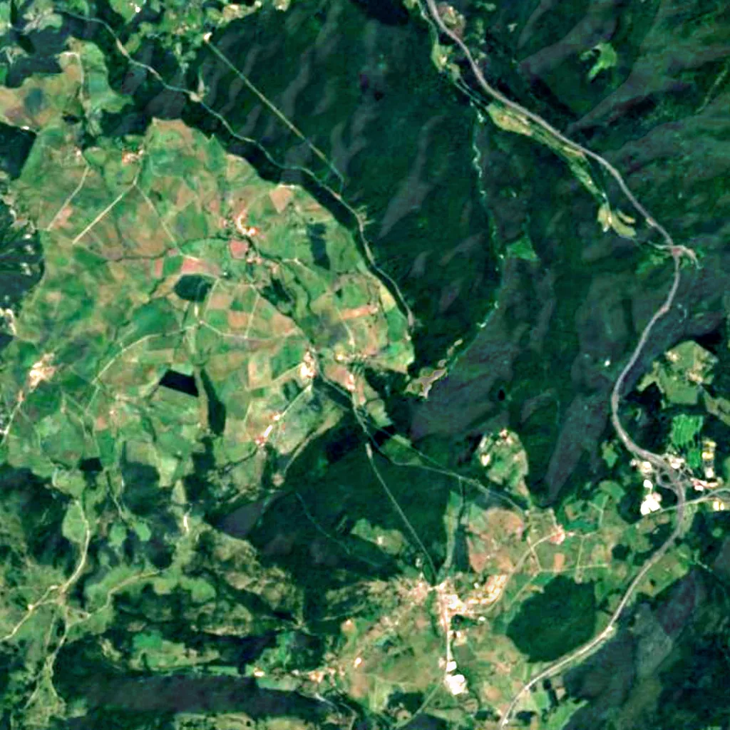 Gujuli seen from above (Sentinel-2)