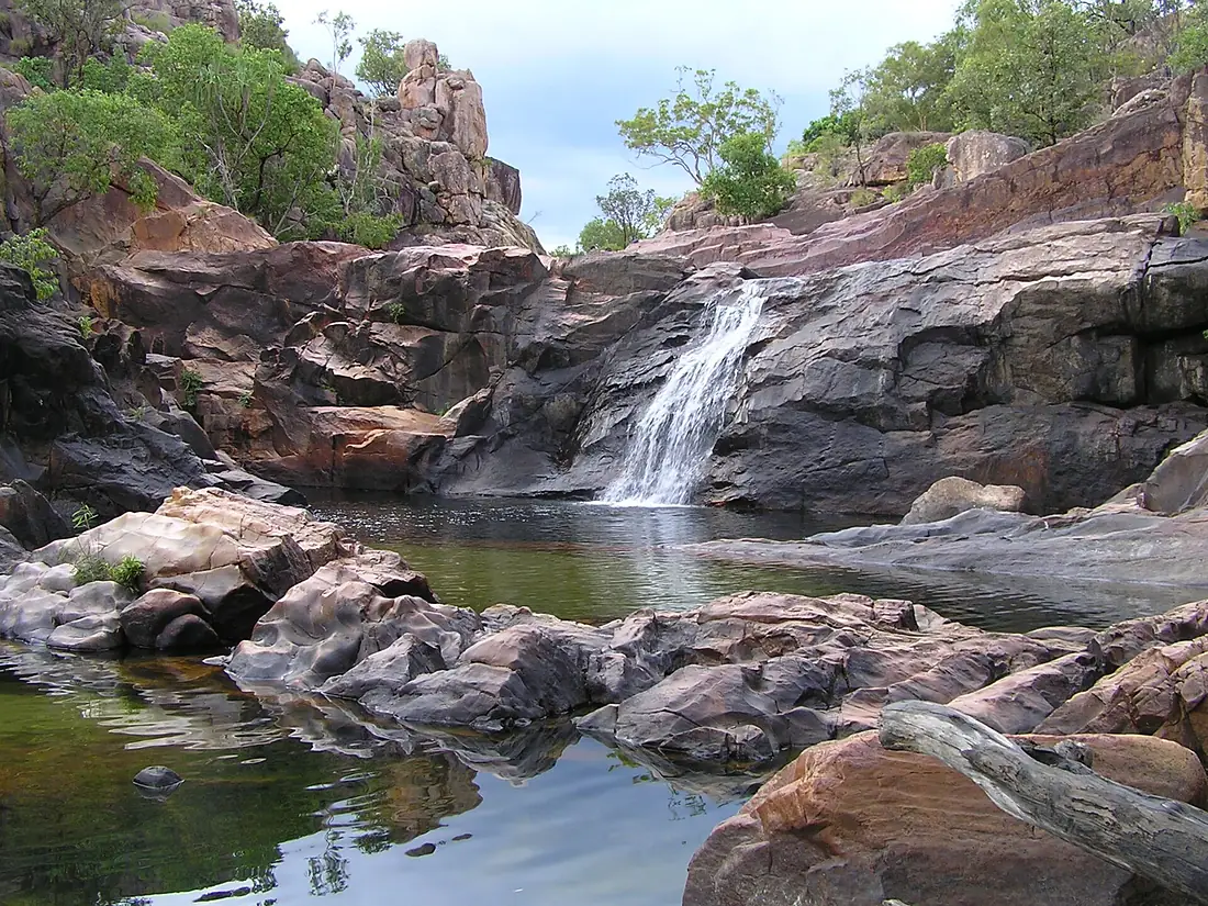 Small falls above Gunlom Falls, Kakadu, 2004 - panoramio