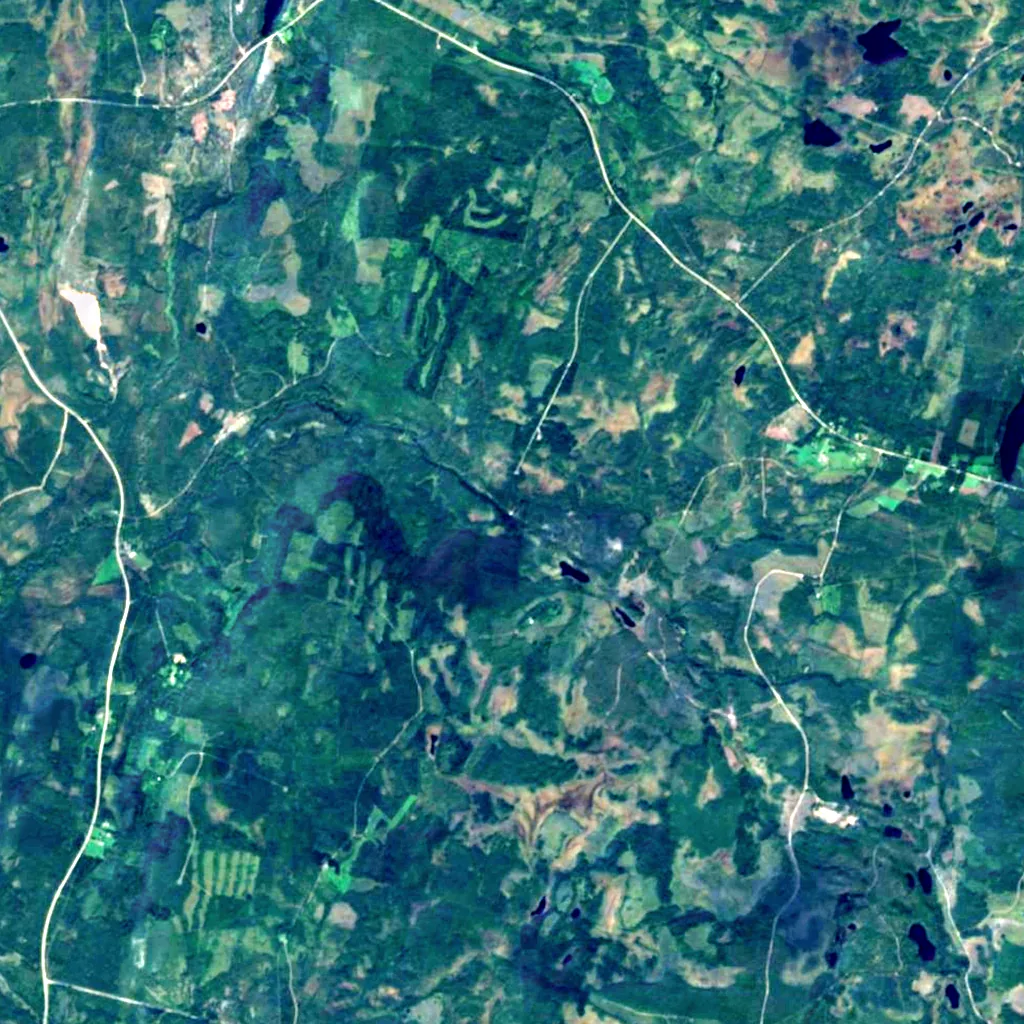 Hepoköngäs seen from above (Sentinel-2)