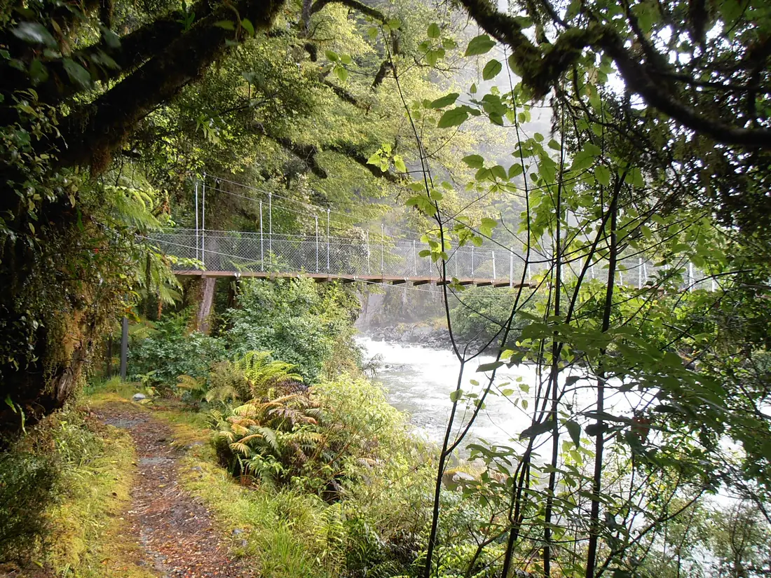 Hidden Falls Creek bridge