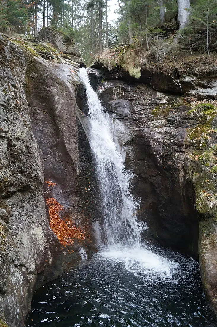 Wasserfall Hochfall im Bayerischen Wald