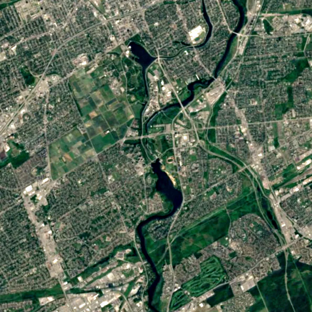Hog's Back Falls seen from above (Sentinel-2)