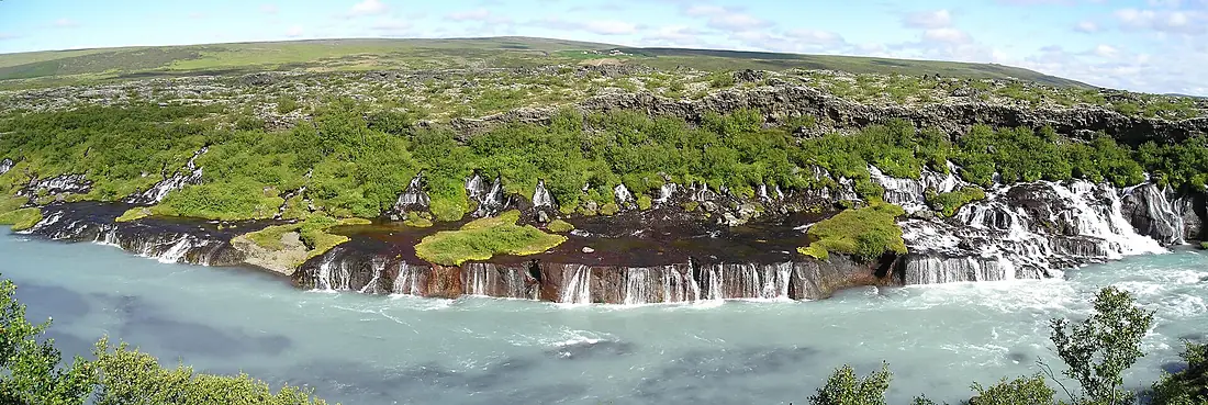 Pano Hraunfossar