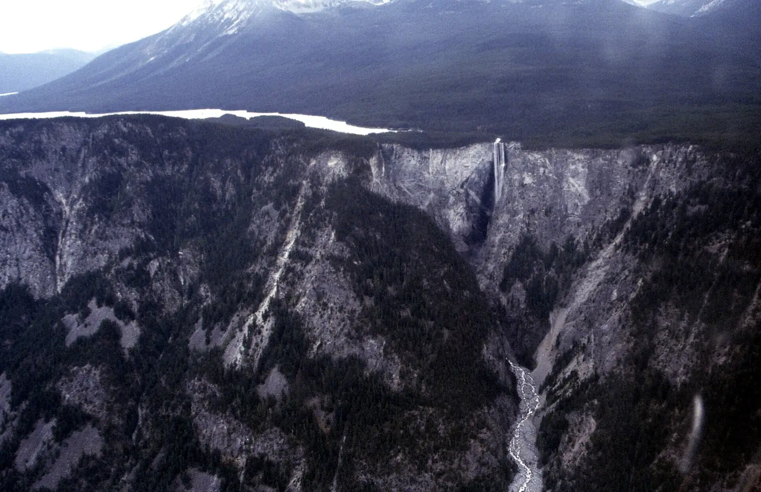 Hunlen Falls and Turner Lake, 1981